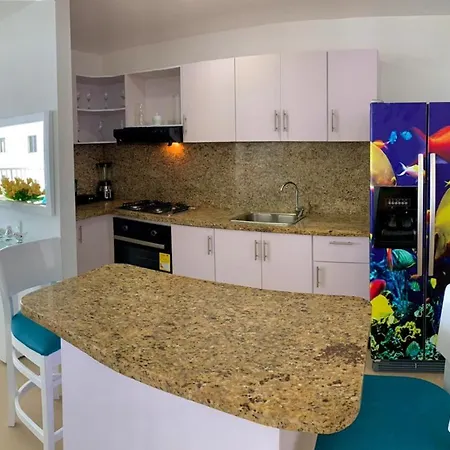 Apartamento Apartamento 2al-1 Frente A La Playa Con Aire Acondicionado Y Wifi Cartagena