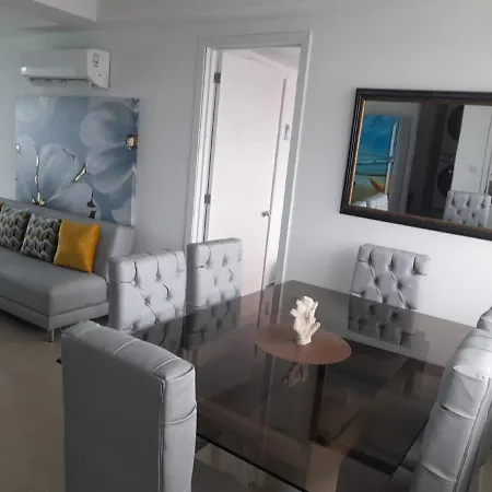 Apartamento 2al-1 Frente A La Playa Con Aire Acondicionado Y Wifi Apartamento Cartagena