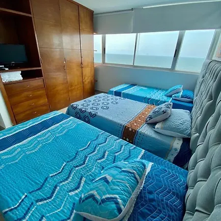 Apartamento 2al-1 Frente A La Playa Con Aire Acondicionado Y Wifi Cartagena